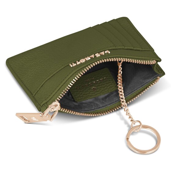 Lazarotti Skórzane etui na klucze Bologna 11,5 cm z przegródką na przywieszkę powietrzną