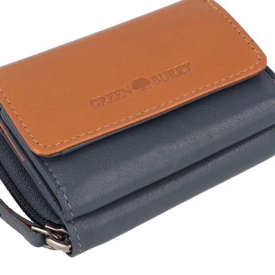 Greenburry Nappa Portfel Ochrona RFID Skórzany 11 cm