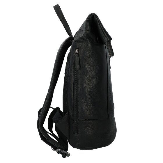 Jack Kinsky Porto Plecak Skórzany 43 cm Komora na laptopa