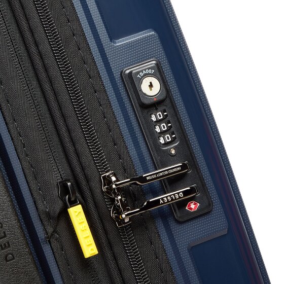 Delsey Paris Lutece Se 4 kółka Walizka kabinowy 55 cm z plisą rozprężną