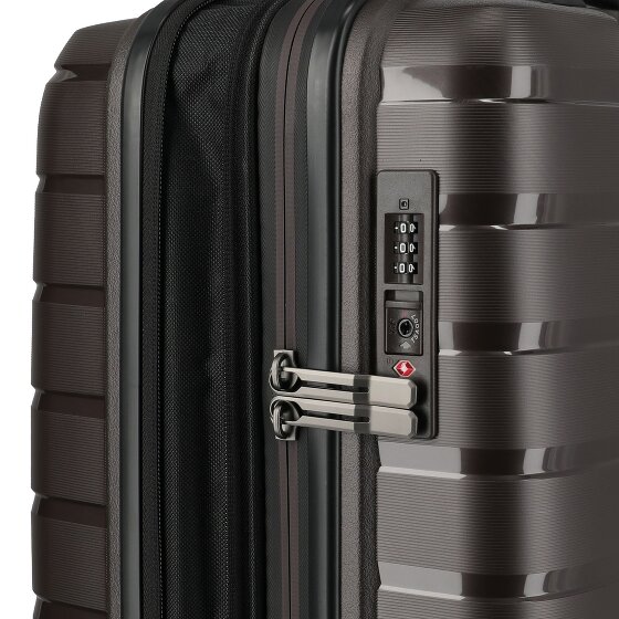 Travelite Air Base 4 kółka Walizka kabinowy 55 cm z plisą rozprężną