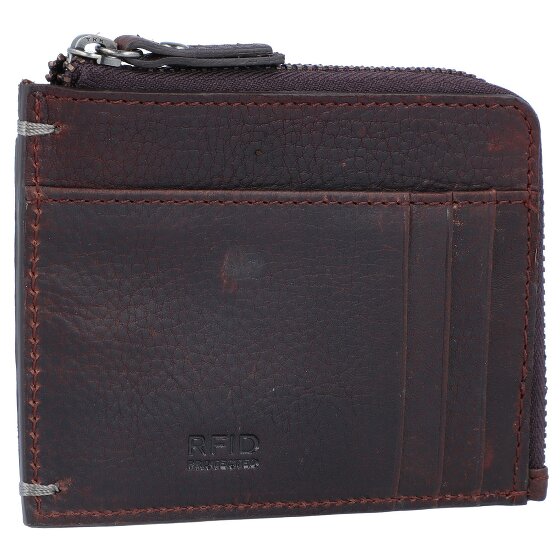 Burkely Skórzane etui na karty kredytowe RFID Antique Avery 11 cm