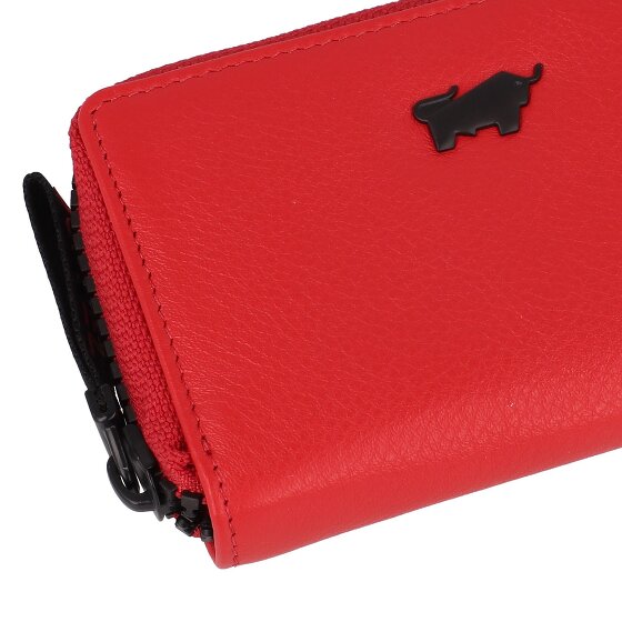 Braun Büffel Capri Portfel Ochrona RFID Skórzany 11 cm