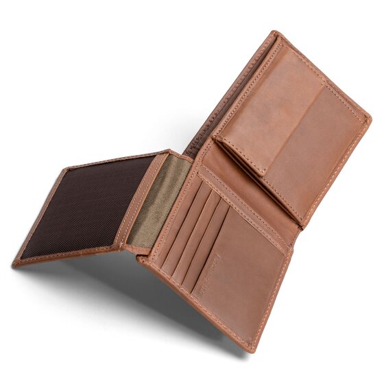 Farmhood Nashville Portfel Ochrona RFID Skórzany 13 cm