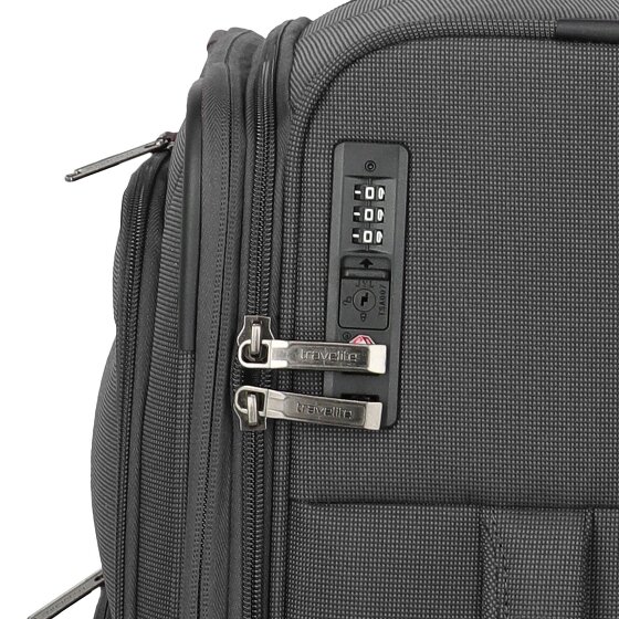 Travelite Cubis 4 kółka Walizka kabinowa S 55 cm z funkcją poszerzenia