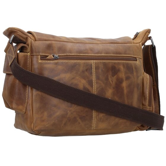 Greenburry Vintage Cafe Racer Messenger Leather 39 cm