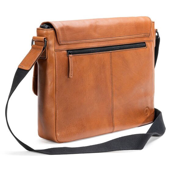 Farmhood Memphis Briefcase Messenger Skórzany 38 cm Komora na laptopa