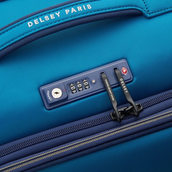 Delsey Paris Brochant 3 4 kółka Walizka kabinowy 55 cm z plisą rozprężną