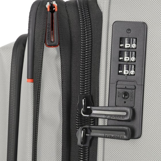 Travelite Crosslite 5.0 4 kółka Walizka kabinowy S 55 cm Komora na laptopa