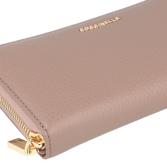 Coccinelle Metallic Soft Portfel Skórzany 18 cm