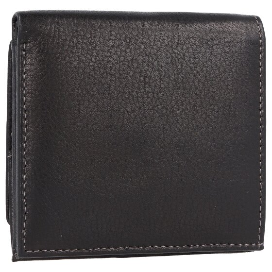 Greenland Nature Black Nappa Wallet RFID Leather 9,5 cm