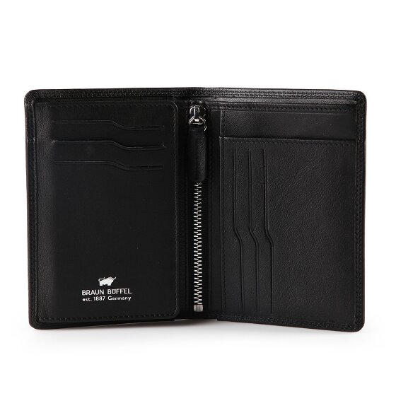 Braun Büffel Golf 3.0 Portfel Ochrona RFID Skóra 12.5 cm