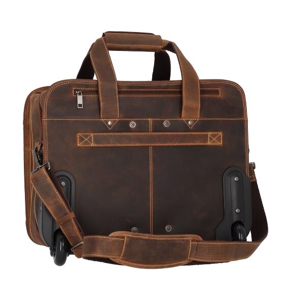 Greenburry Vintage 2 kółka Walizka biznesowy 33 cm Komora na laptopa