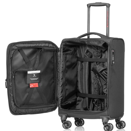 Pack Easy Infinity 4 kółka Walizka kabinowy 55 cm z plisą rozprężną