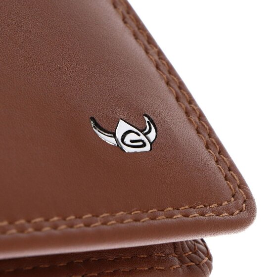 Golden Head Polo Portfel Ochrona RFID Skóra 10.5 cm