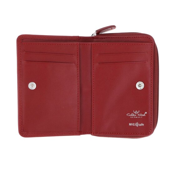 Golden Head Polo Portfel Ochrona RFID Skóra 11.5 cm