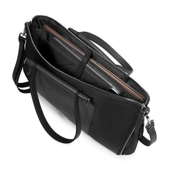 Piquadro Lyra Teczka Skóra 42 cm Komora na laptopa z funkcją poszerzenia