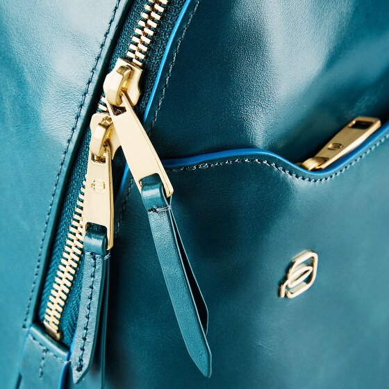 Piquadro Blue Square Plecak miejski Skórzany 30 cm