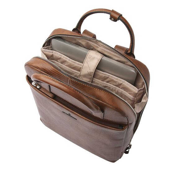 Castelijn & Beerens Hanne Plecak biznesowy Ochrona RFID Skórzany 40 cm Komora na laptopa