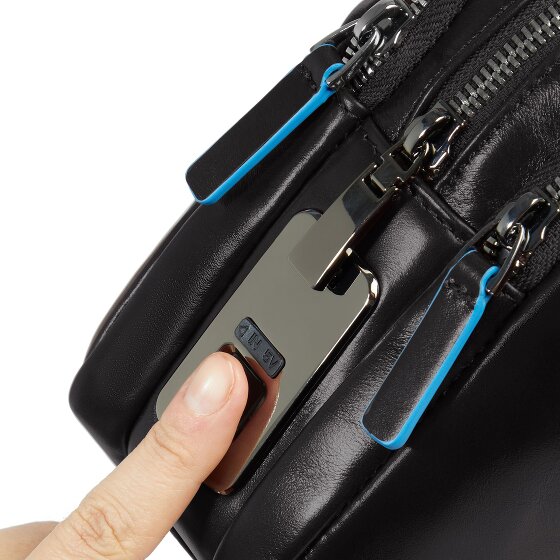 Piquadro Blue Square Torba na ramię Skórzany 23 cm