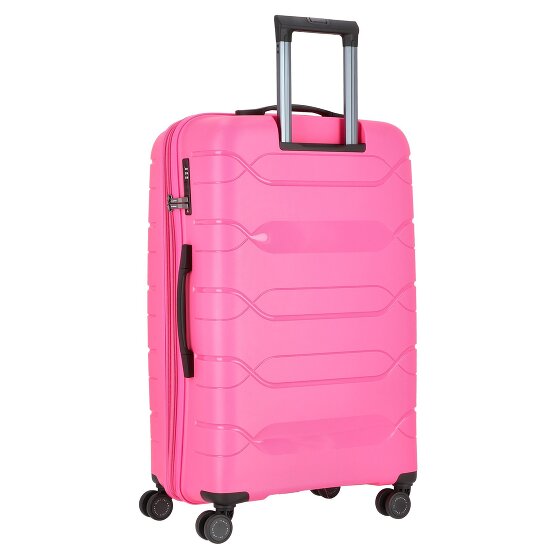 Polestream Strz by Asteroid 4 kółka Walizka L 74 cm z plisą rozprężną