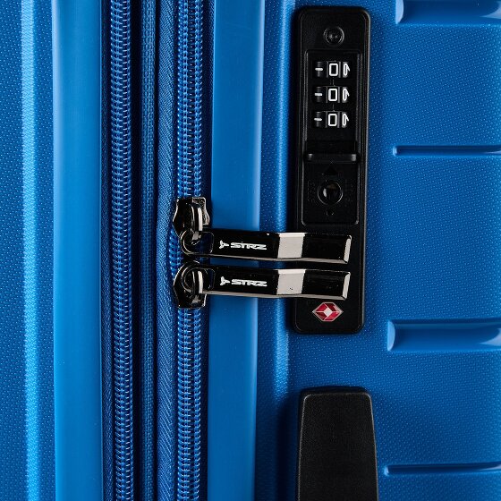 Polestream Strz by Asteroid 4 kółka Walizka M 64 cm z plisą rozprężną