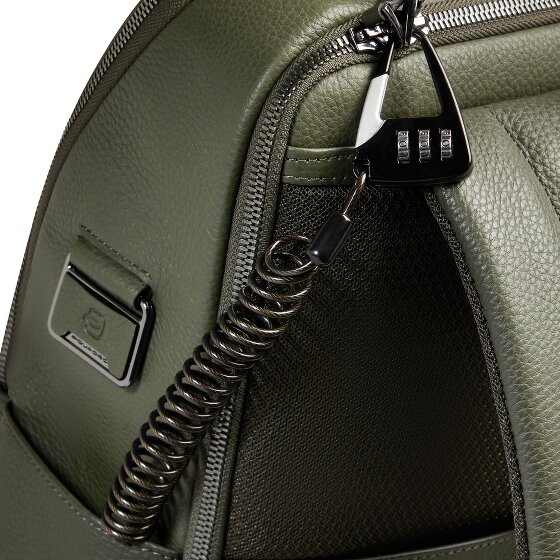 Piquadro Modus Plecak Specjalny Skórzany 40 cm Komora na laptopa