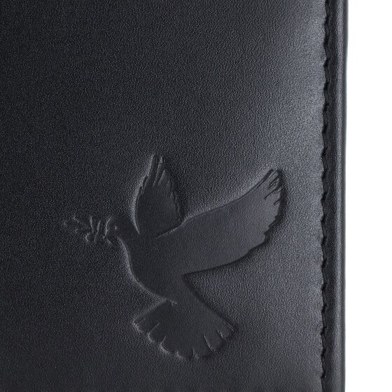 oxmox Leather Portfel Ochrona RFID Skóra 12 cm