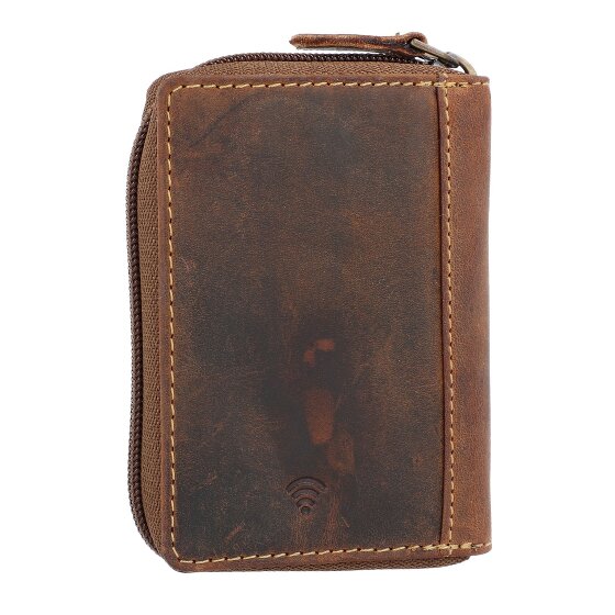Greenburry Vintage Credit Card Case RFID Leather 7,5 cm