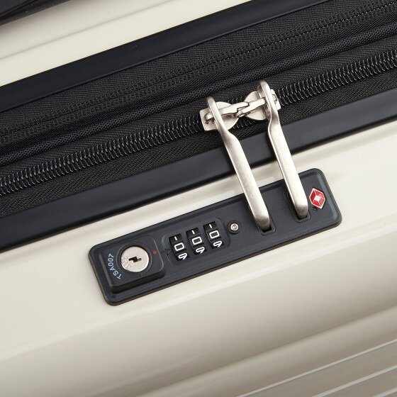 Delsey Paris 4-kołowy wózek biznesowy Shadow 5.0 z przegrodą na laptopa 38 cm i rozszerzaną plisą