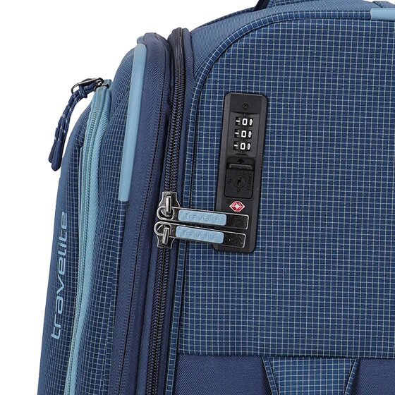 Travelite Corsiica 4 kółka Walizka M 67 cm z plisą rozprężną