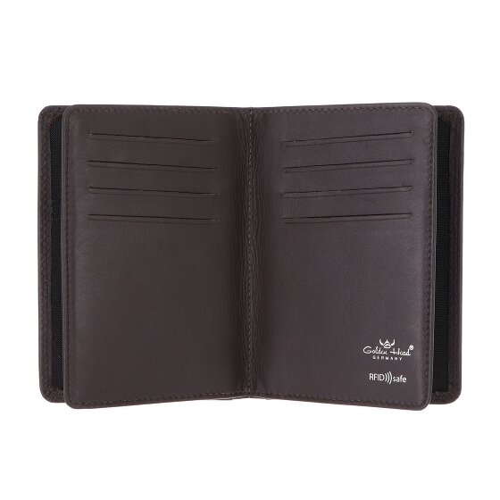 Golden Head Polo Identity Card Case RFID Leather 9 cm