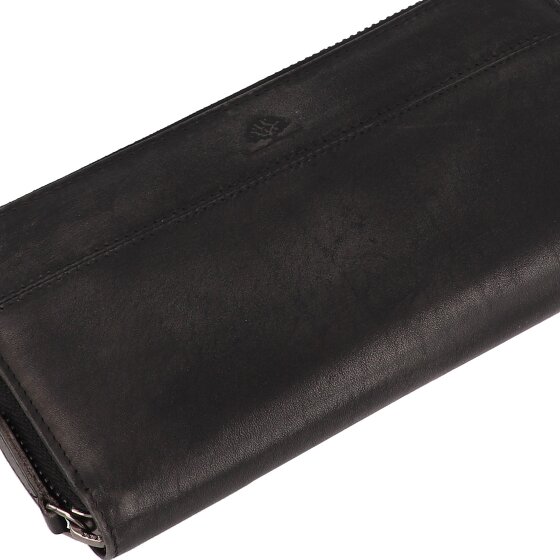 Greenburry Destressed Portfel Ochrona RFID Skórzany 19 cm