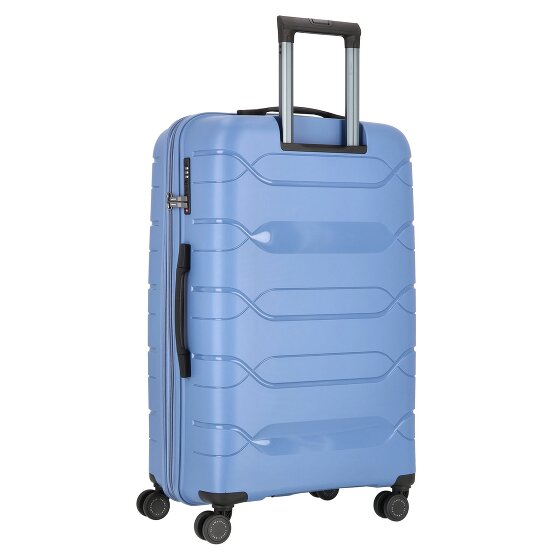 Polestream Strz by Asteroid 4 kółka Walizka L 74 cm z plisą rozprężną