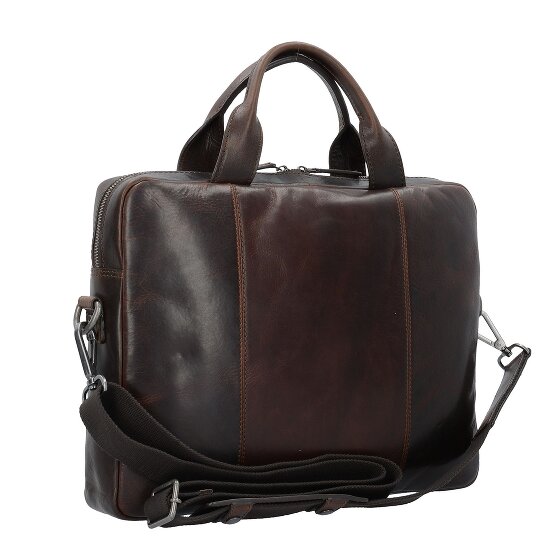 Leonhard Heyden Teczka Roma skórzana 37 cm przegroda na laptopa