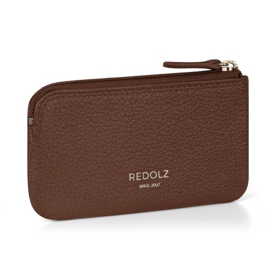 Redolz Leather Essentials Portfel z kluczem Skórzany 11.5 cm