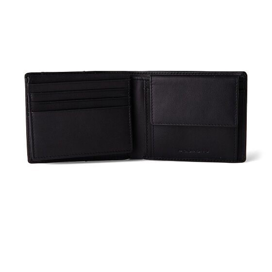 Piquadro Finn Portfel Ochrona RFID Skórzany 11 cm