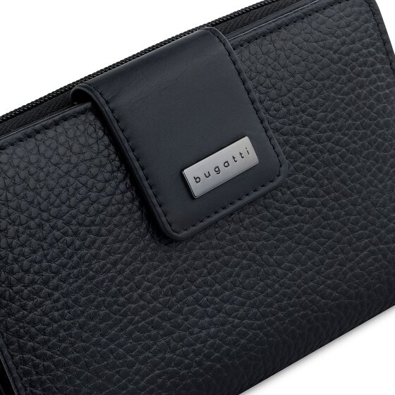 bugatti Sina Portfel Ochrona RFID Skórzany 16 cm