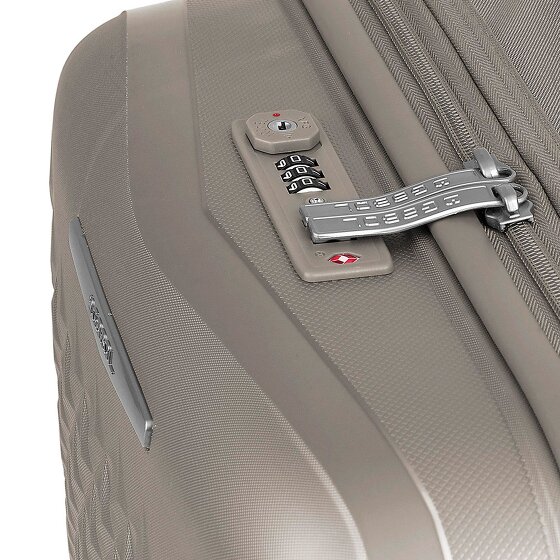 Gabol Queens 4 kółka Zestaw walizek 3-części z plisą rozprężną