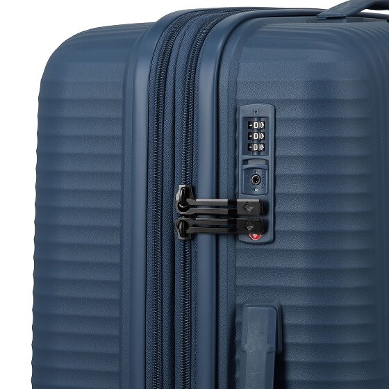 Travelite Air Stripe 4 kółka Walizka M 66 cm z funkcją poszerzenia