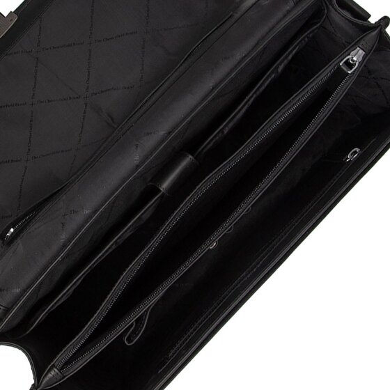 The Chesterfield Brand Glenwood Briefcase Messenger Skórzany 42 cm Komora na laptopa