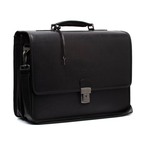The Chesterfield Brand Glenwood Briefcase Messenger Skórzany 42 cm Komora na laptopa
