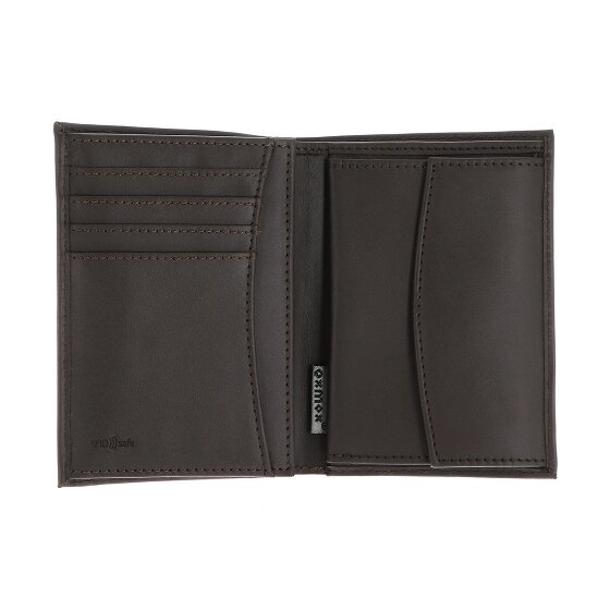 oxmox Leather Portfel Ochrona RFID Skóra 10 cm