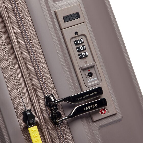 Delsey Paris Lutece 4 kółka Walizka kabinowy 55 cm z plisą rozprężną