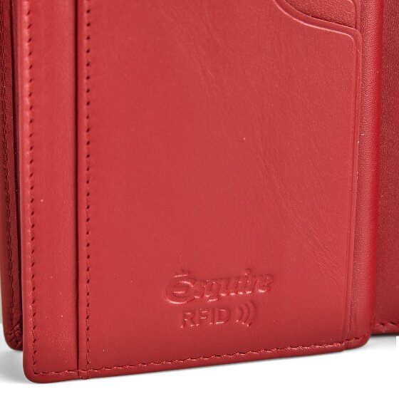 Esquire Silk Portfel Ochrona RFID Skóra 9 cm