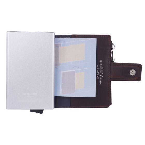 Maître Birkheim C-Four Etui na karty kredytowe Ochrona RFID Skórzany 6.5 cm