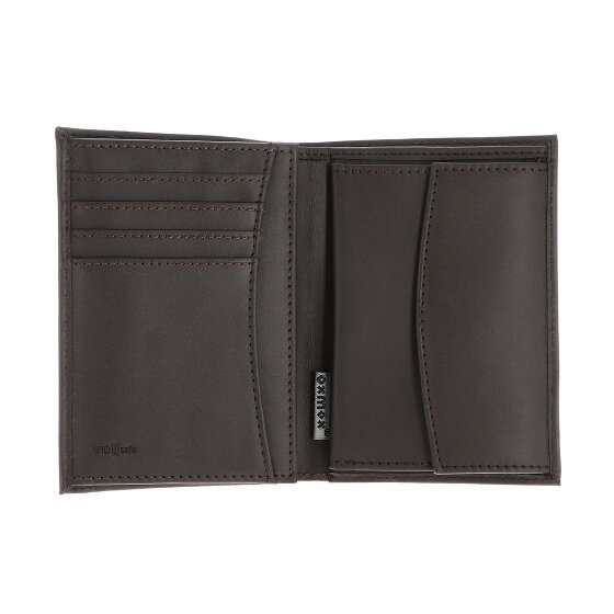 oxmox Leather Portfel Ochrona RFID Skóra 10 cm