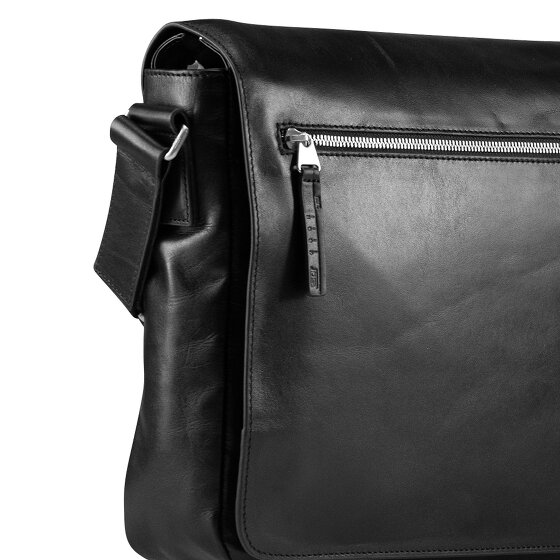 Jost Skagen Briefcase Messenger Skórzany 32 cm Komora na laptopa