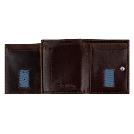 bugatti Secure Slim Portfel Ochrona RFID Skórzany 8 cm