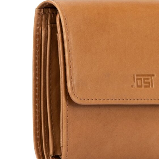 Jost Rana Portfel Ochrona RFID Skórzany 12 cm